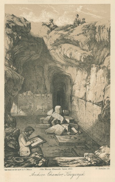 Archive Chamber, Kouyunjik by Solomon Caesar Malan